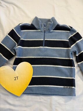 GAP pullover 1/4 zip fleece sweater. Size 2